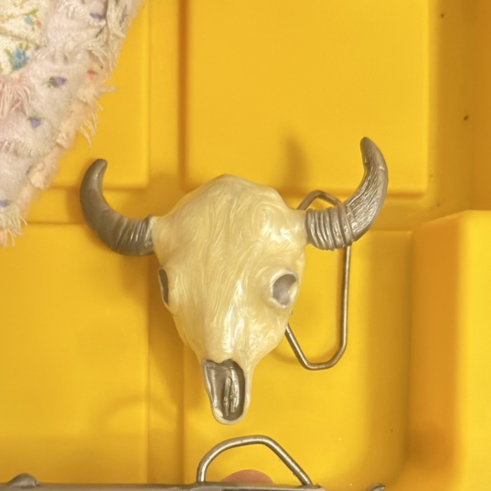 Bull Skull Belt Buckle by Junk Gypsy